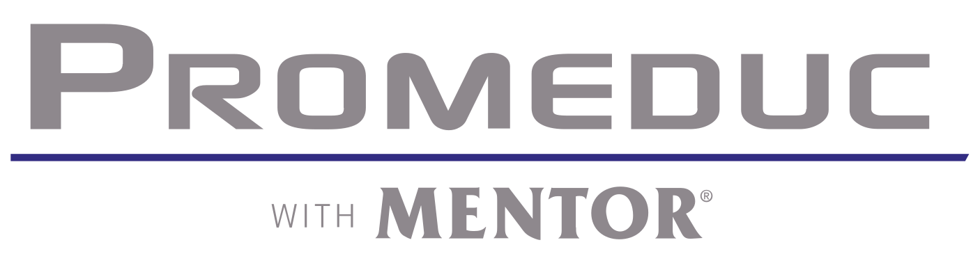 Logotyp för Promeduc with Mentor.